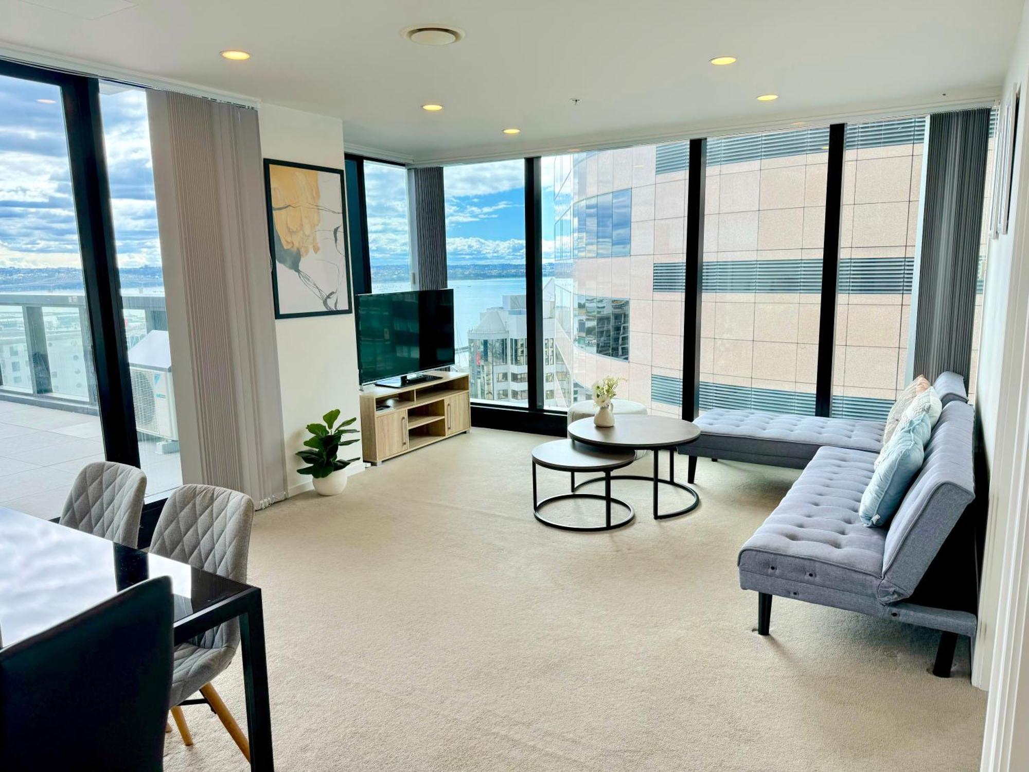 Magnificent Skytower, Sea, Habour View In Cbd Apartman Auckland Kültér fotó